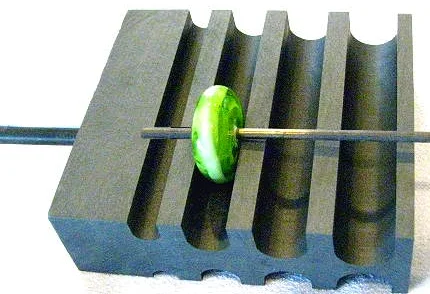 Lamp worker 8-slot glass ball graphite mold