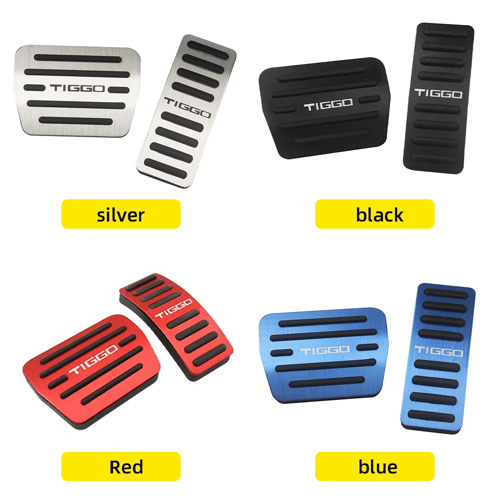 Auto Car Pedals Foot Accelerator Gas Fuel Brake Pad Plate Covers For Chery Tiggo 7 8 Pro Plus-Accessories