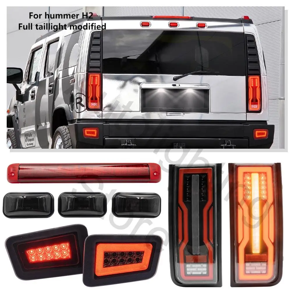 LED rear tail Light upgrade Kit For Hummer H2 20052009 turn signal