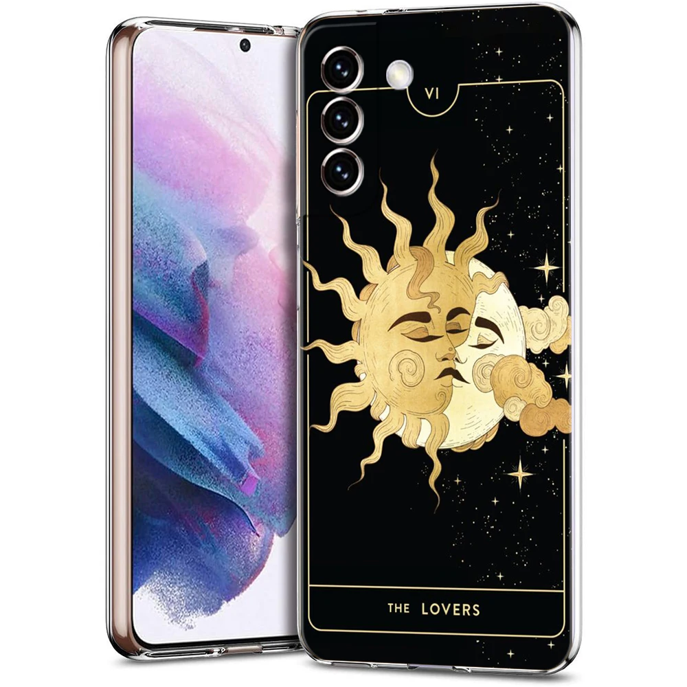 Witches Moon Tarot Mystery Totem Hülle für Samsung S24 S23 S22 S20 S21 FE Ultra S24 S23 S10 S10E S9 S8 Plus 5G Telefon Capas Shell – Detail 5