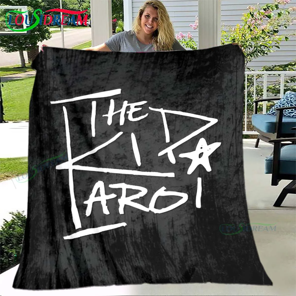 Fashion Pop Singer The Kid L-LAROI Four Seasons Blanket Sofa Cover Travel Bed Plush Blanket Travel Office Break Blanket Gift 5
