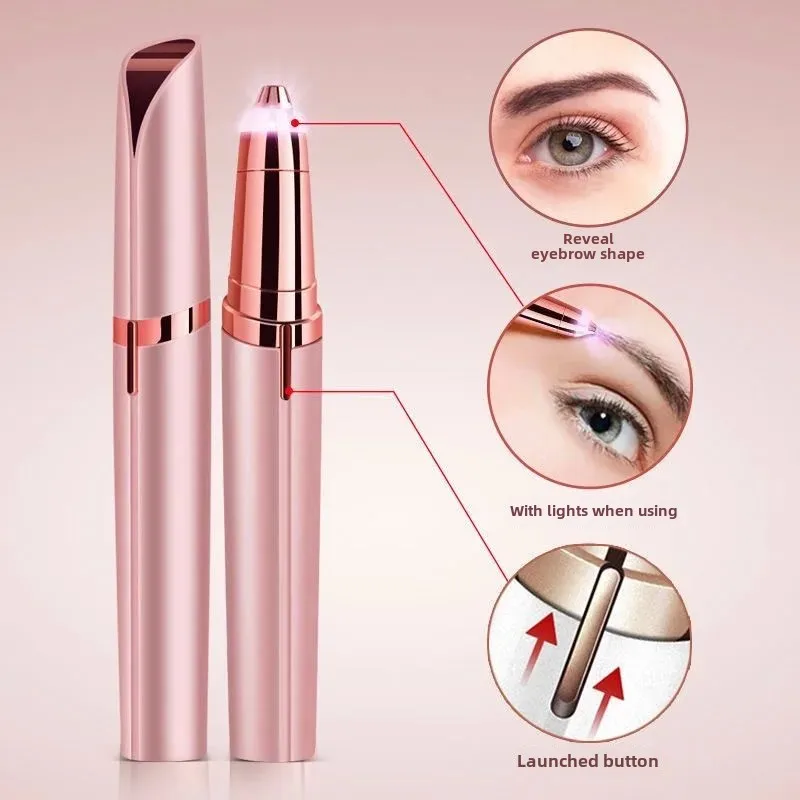 Women's Electric Eyebrow Trimmer Automatic Hair Removal Beauty Eyebrow Painting Grooming Tool Shaver