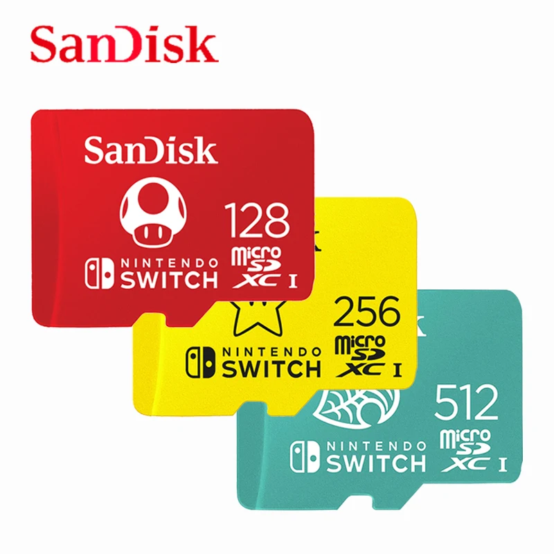 SanDisk Nintendo Switch Dedicated Micro SD Card 128GB 32GB 64GB Micro SD  Memory Card TF Flash Suitable for Nintendo game console