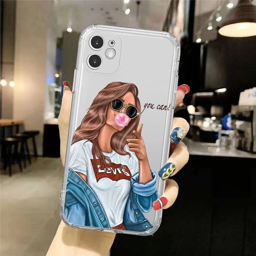 Fashion Couple Shockproof Silicone Soft Phone Case