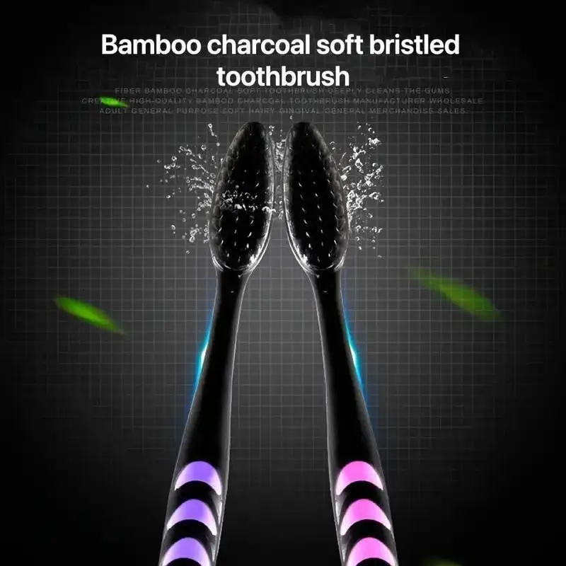 Charcoal Toothbrush for Adults at Home