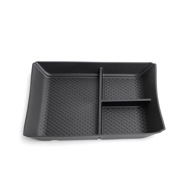 Center Console Storage Box for VW ID.7 ID7 Car Central Lower layer Tray Organizer Accessories Tidying TPE 6