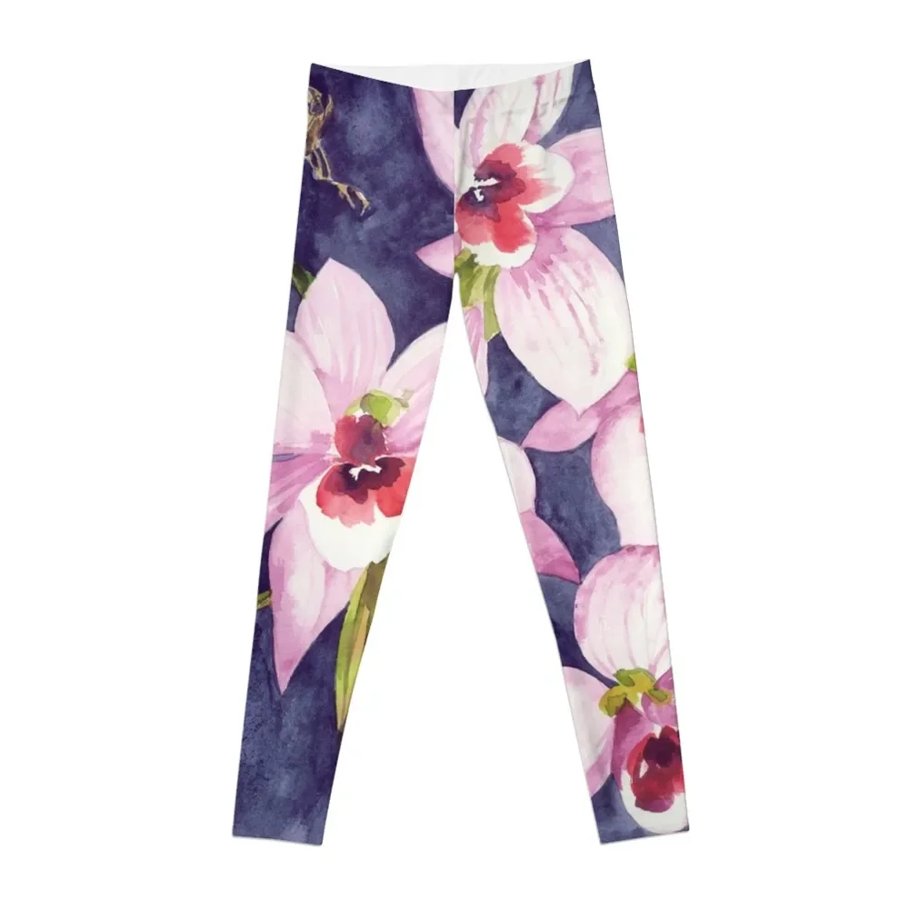 

Bellflower Orchid Leggings gym top Women sports flared Womens Leggings