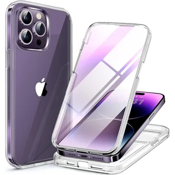 Custodia trasparente a 360° antiurto per iPhone 17, 17 Air, 17 Pro, 17 Pro Max - Cover sottile antiurto per telefono
