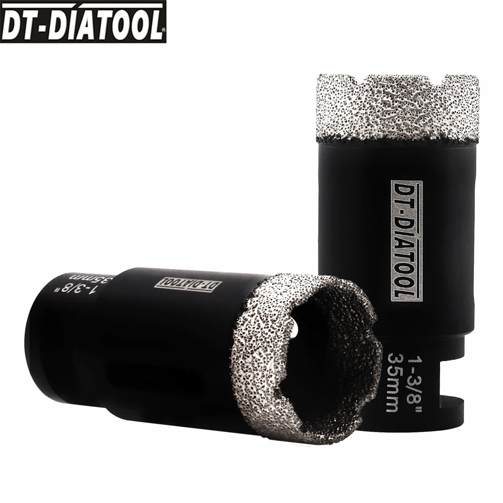 

Сверла алмазные вакуумные с пайкой, 35 мм, 5/8-11, 2 шт.