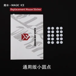 Enhanced Sports Mouse Skates - PTFE Anti-Collapse Magic Ice in Black and Silver Fox Design (Dots Mice)