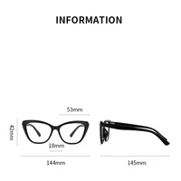 Anti Blue Rays Cat Eye Nearsighted Glasses For Women Fashion TR90 Computer Optical Prescription Eyeglasses 0 -0.5 -0.75 To -6.0 2