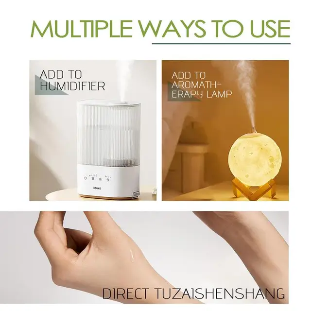 10Ml Természetes Citronella Illóolaj Olajszúnyogok Riasztóak Diffúzor Aromaolaj Aromás Illóolajok Bőrápolás - Image 3