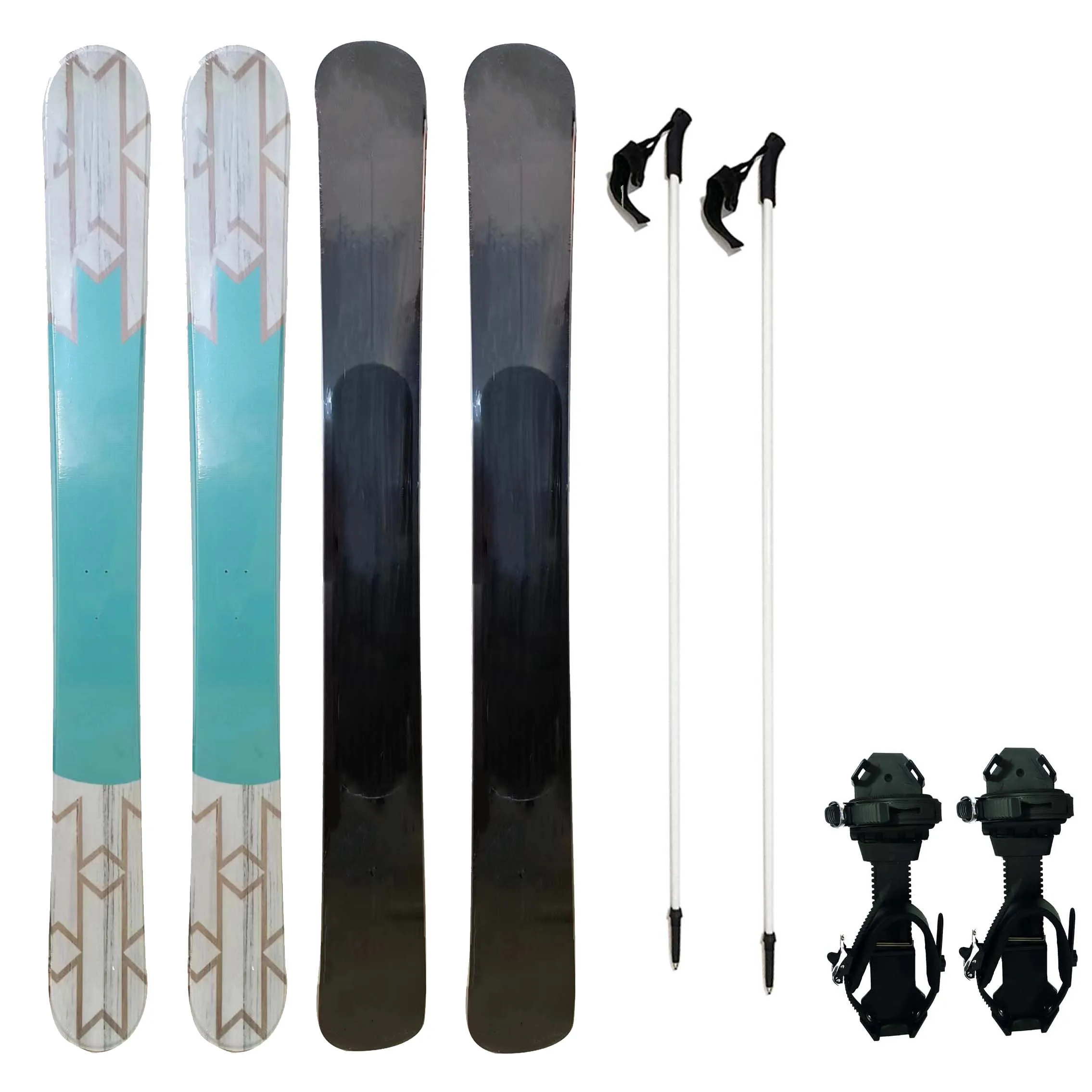 Adult Red Liuku Hunter Skis 3