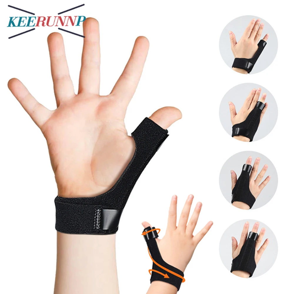 1PC Kids Thumb Braces,Lightweight Design Thumb Splint Support Brace,Adjustable Tightness Pain Relief Splint for Both Hands