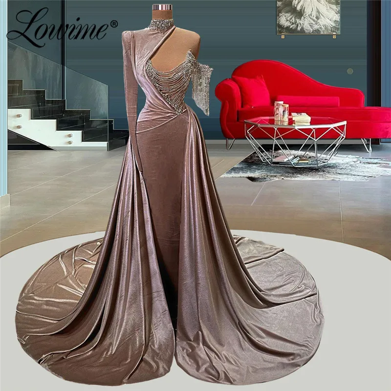 

Lowime элегантные длинные вечерние платья на одно плечо Vestidos De Fiesta 2022 Дубай вечерние платья для выпускного вечера конкурсное платье знаменитости под заказ