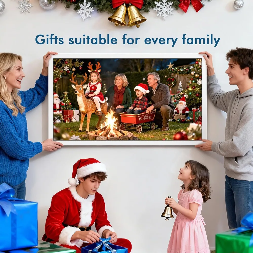 27 inch calendar Smart Digital Family Planner Touchscreen IPS Display - Alletron Alletron Smart Digital Calendar in a home setting