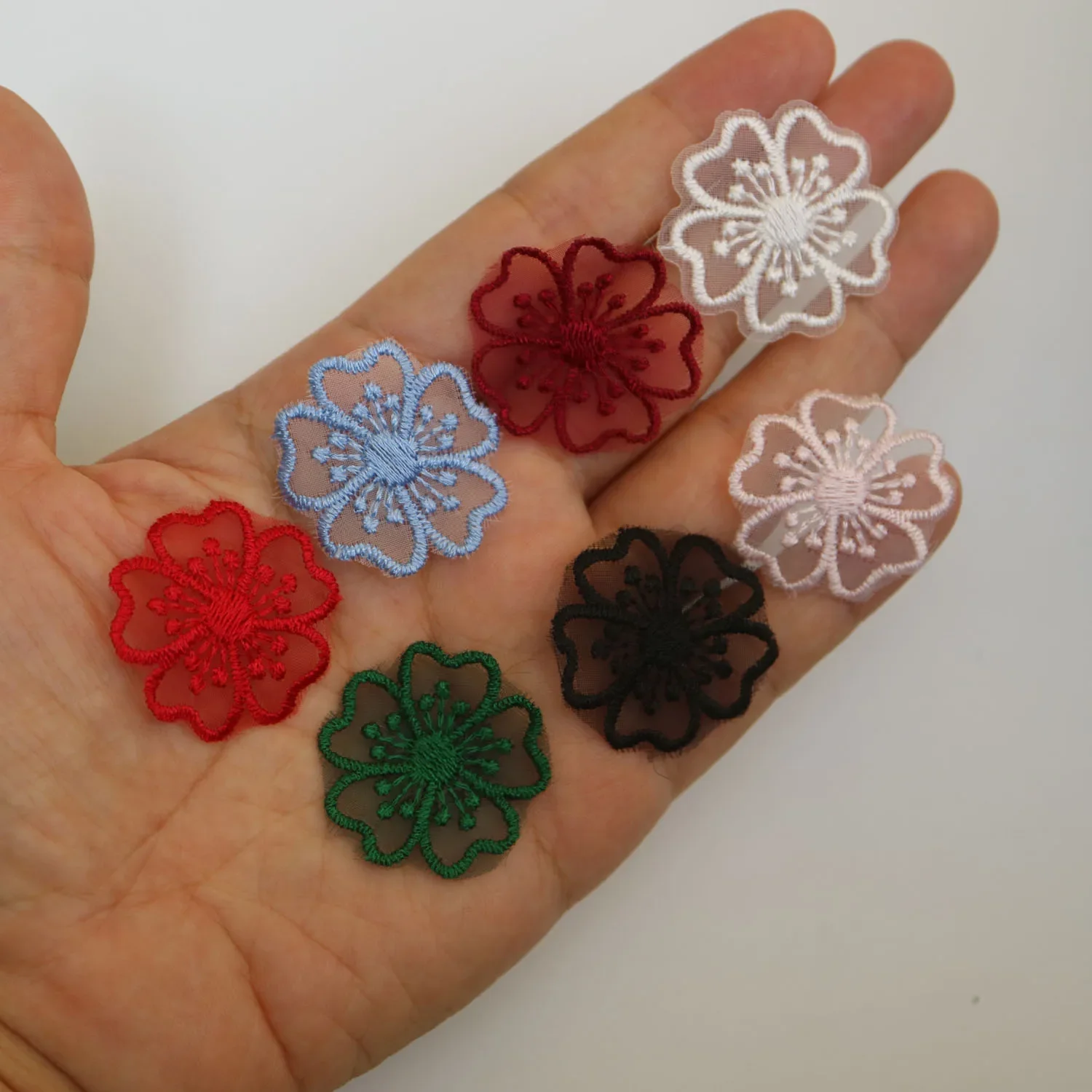 18 Pcs Butterfly & Flower Embroidery Patches - Iron-On Or Sew, DIY Craft Decoration For Clothes, Bags, Home