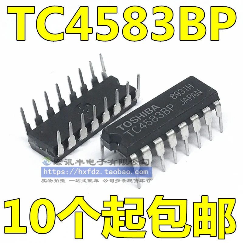 

Free shipping MC14583BCP TC4583BP DIP-16 10PCS