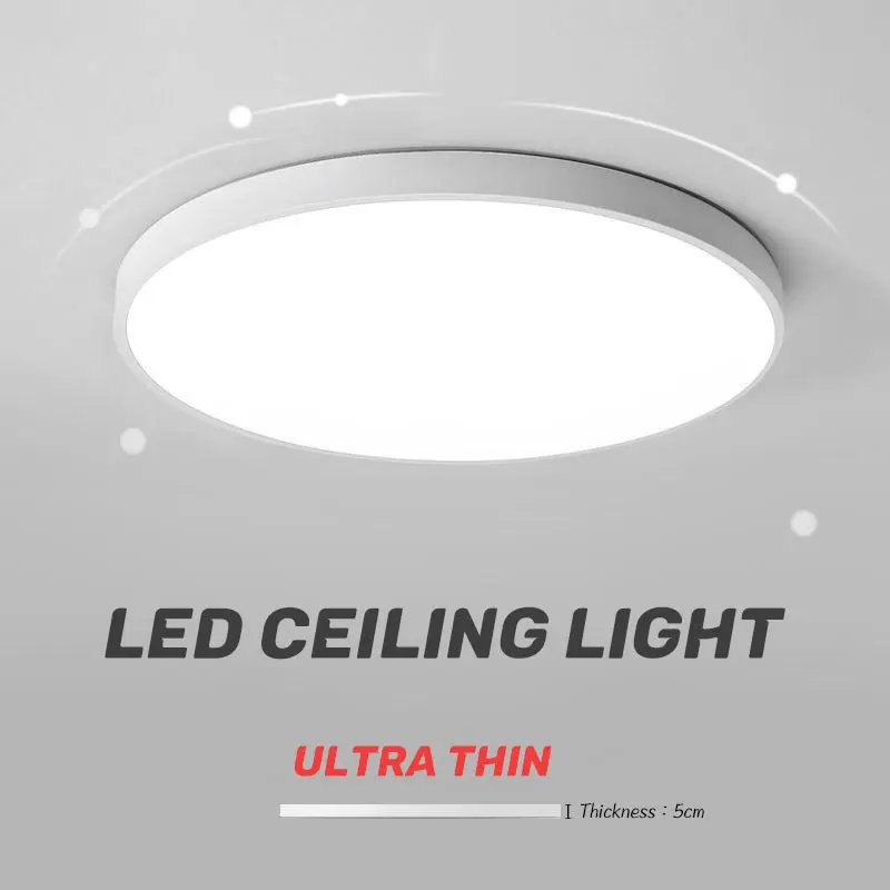 Led Ceiling Lights Ultra Thin 110/220v Led Ceiling Lamps Super Bright