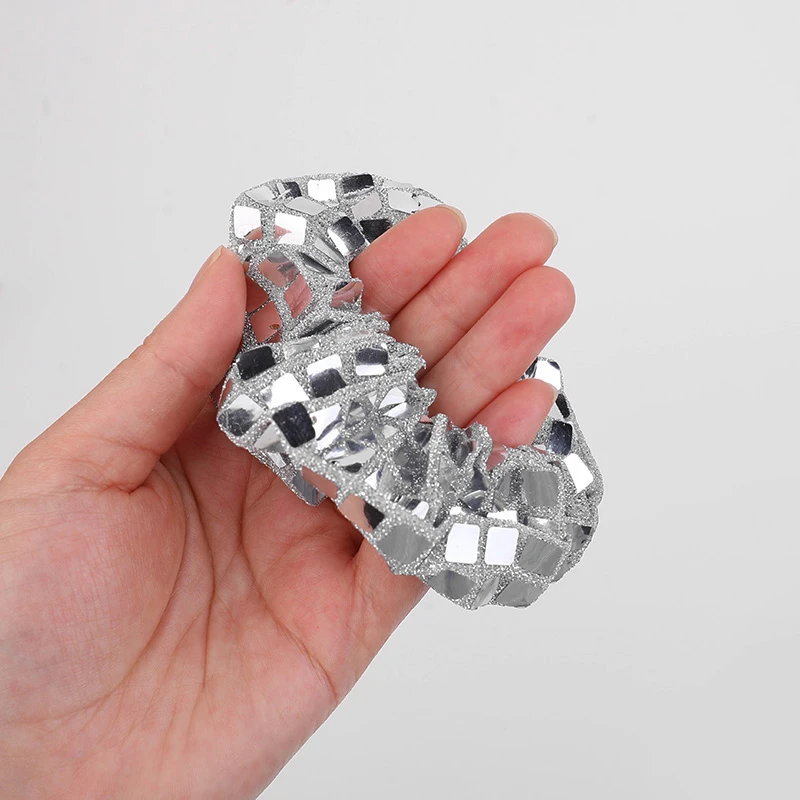 1/6pcs Disco Ball Sequin Hair Tie Silver Hair Band for 80s 90s Birthday Wedding Bridal Shower Decoration Bachelorette Party Gift