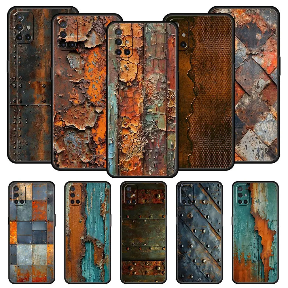 Vintage Industrial Style Rusty Soft TPU Phone Case