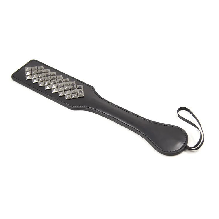 Leather Slapper Whip with Rivet for Horse Training Crop 5