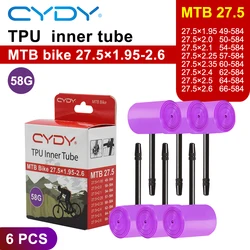 Durable TPU Mountain Bike Inner Tube (27.5x1.95-2.6 6PCS)