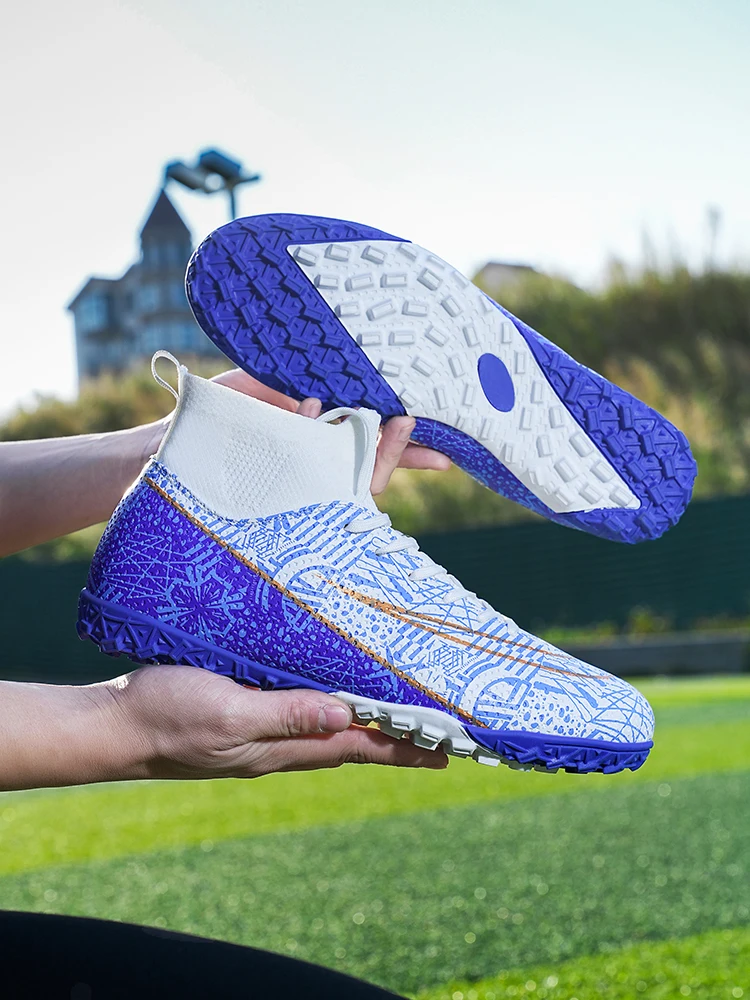 Teenage Football Shoes football shoes Unisex Adult Training Competition TF Shattered Nail Artificial Grass Indoor AG Low Top Baseball Shoes