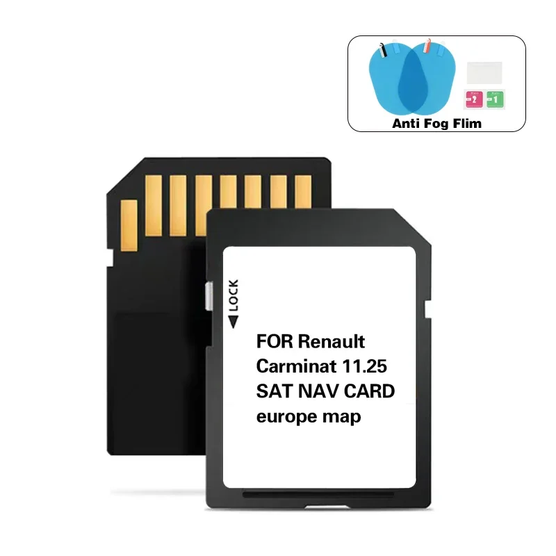 SD Card for Renault Megan Clio Laguna Scene Carminat Car Version 11.25 Europe Maps Sat Nav 853026 GPS Navigation 8GB