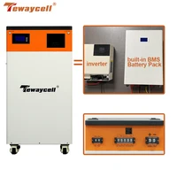 Tewaycell 48V 280Ah Powerwall 14KW LiFePO4 batterie au Lithium intégré 5kw onduleur MPPT ESS système d'énergie solaire domestique ue noTax 2