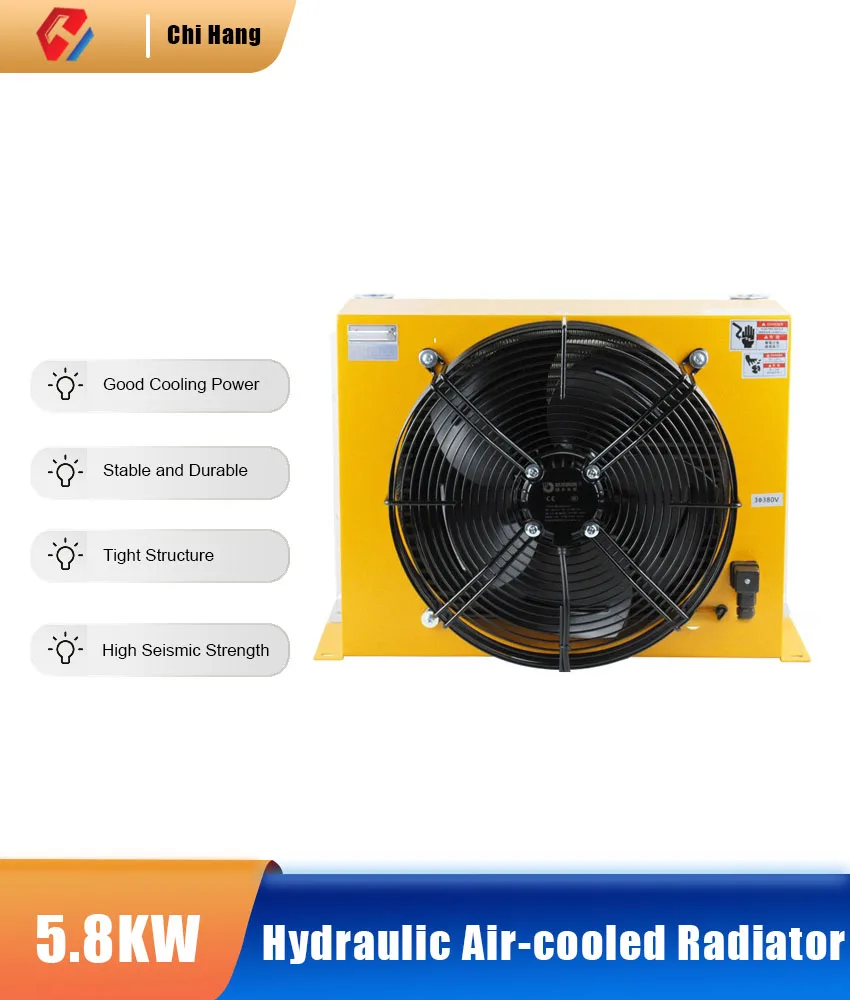 

AH1470T-CA гидравлический воздушный кулер 24 В/12 В/220 В/380 В модифицированный кулер для топливного бака с воздушным охлаждением, масляный радиатор