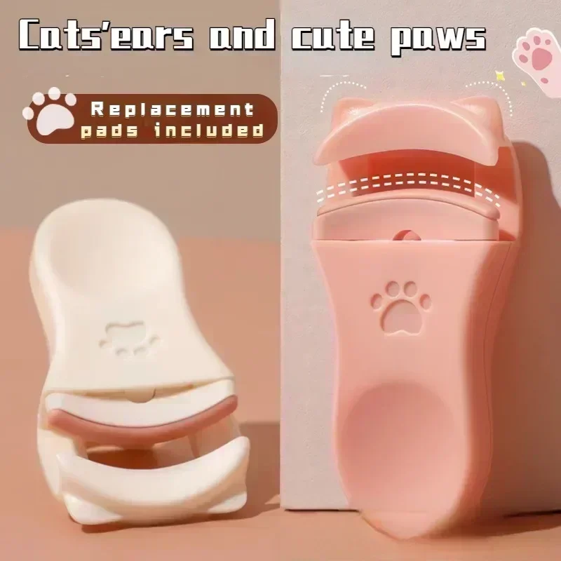 Eyelash curler 1/2PCs long lasting cute cat claw designs professional for women makeup tool fit all eyelash shapes