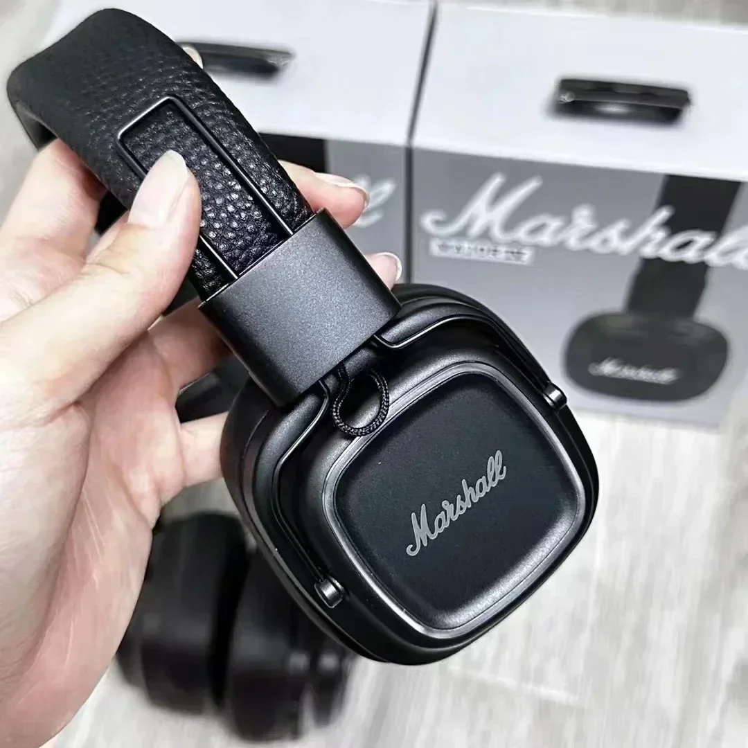 New Marshall MAJOR IV Wireless Bluetooth Headphones Heavy Bass Foldable ...