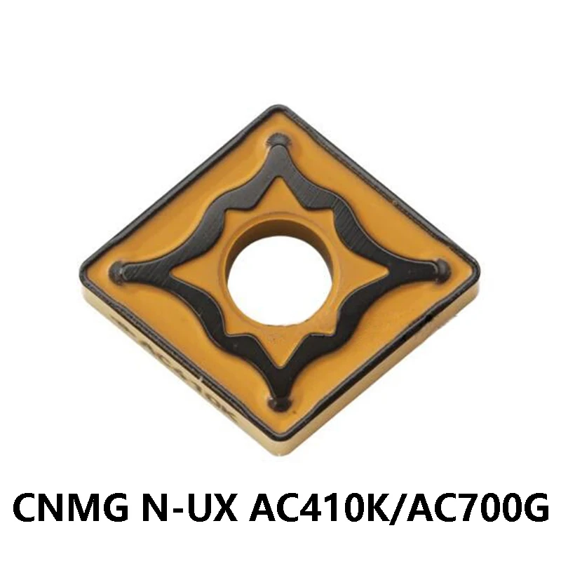 Расточная штанга, резак с ЧПУ, Металлические Токарные вставки, карбидные инструменты, 10 шт., оригинальный CNMG CNMG120408 CNMG120404 CNMG160612 N-UX AC410K AC700G