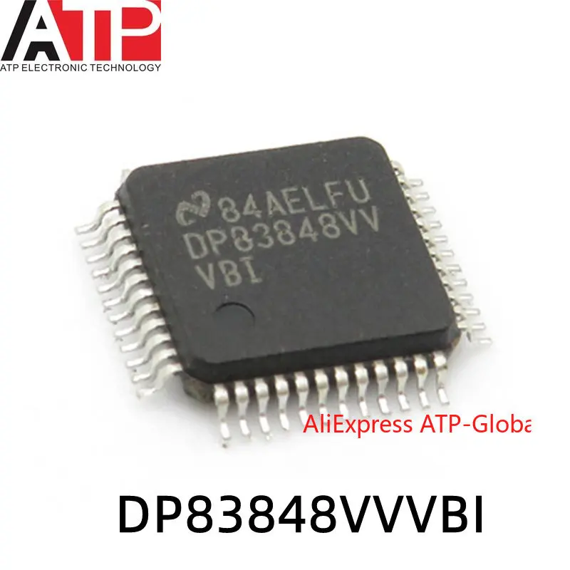 

10PCS DP83848VVVBI QFP-48 DP83848 Original inventory of integrated chip ICs
