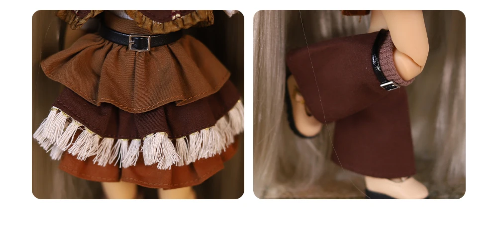 Neo Blythe Doll Western Cowgirl Outfit Set 4