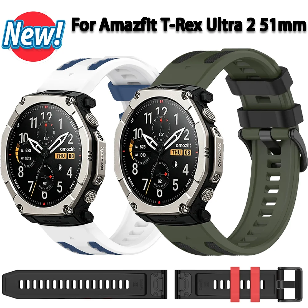 Versatile Quick Fit Silicone Strap - 22mm/26mm - Comfortable and Durable Bracelet
