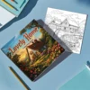 Lovely Home Coloring Book 24 Page Adult Picture Book Gift For Birthday Party Relieve Stress Kill Time Graffiti Painting Drawing 5