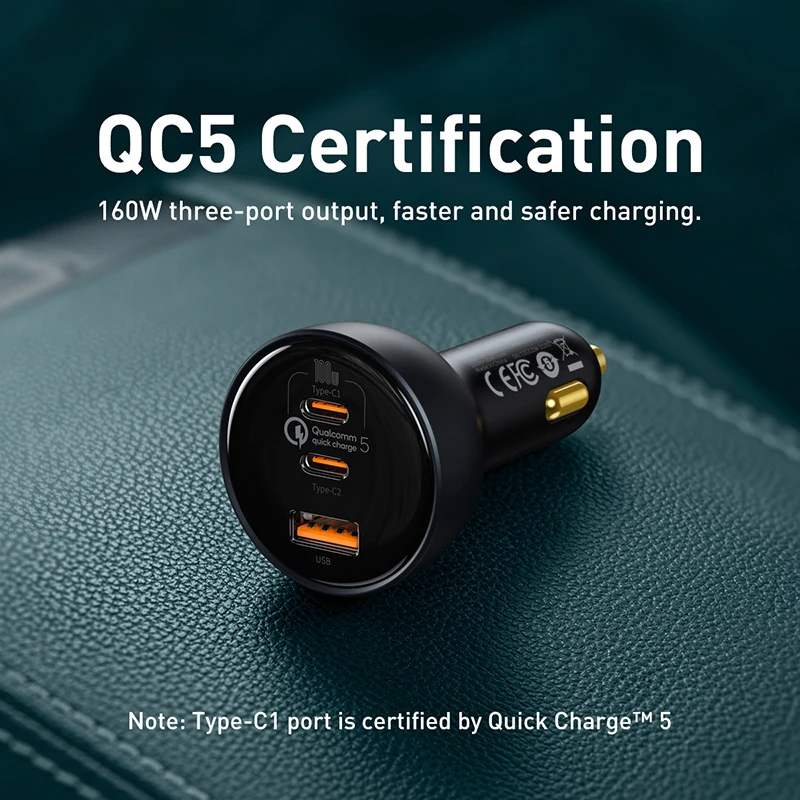 Chargeur rapide de voiture « Qualcomm® Quick Charge™ 3.0 », USB- A