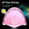 High Power 380W UV Gel LED Dryer Light Nail Lamp for Nails Gel Polish Professional Nail Art Accessories Curing Gel Toe Nails 3