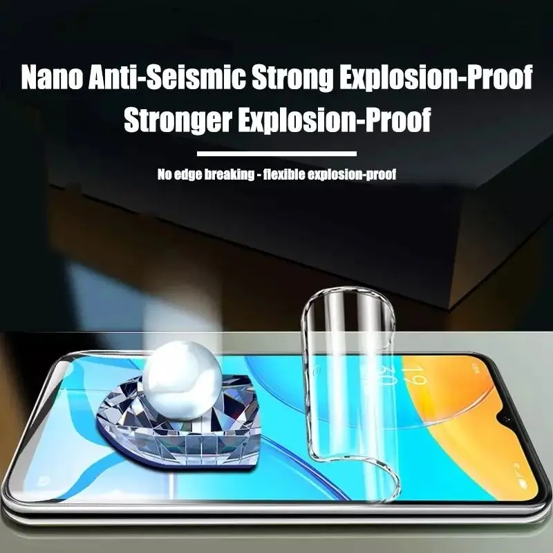 Фото Гидрогелевая пленка для передней и задней панели ZTE Axon 30 40 Pro Ultra, защитная пленка для экрана ZTE 50 Lite, не закаленное стекло, 3 шт. №3