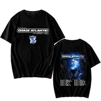 Chase Atlantic Lost in Europe and UK Tour T-shirts New Cotton Tees High Quality Short Sleeve Tops Women Men Oversized Tshirts 1