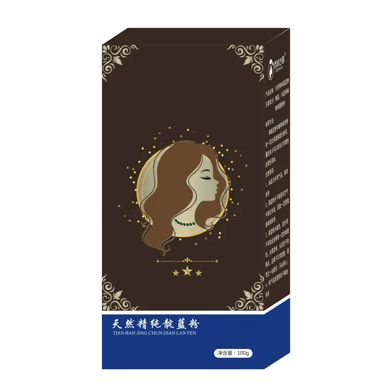 Indian Indigo Powder Pure Natural Plant Hair Dyeing Powder Cover White Hair Dyeing Agent Nourish Hair 100G/200G