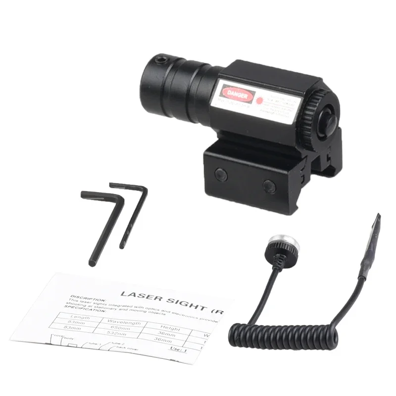 Mini Tactical Powerful Outdoor Laser Sight Accsesories with Extension Switch Green/Red Laser Metal Glock Hunting Tool