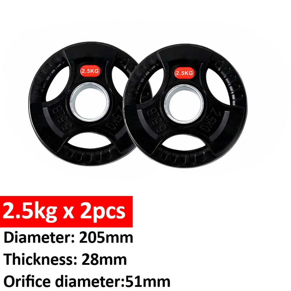 Discos para barra de pesas recubiertos de goma para gimnasio casa_voghion.com