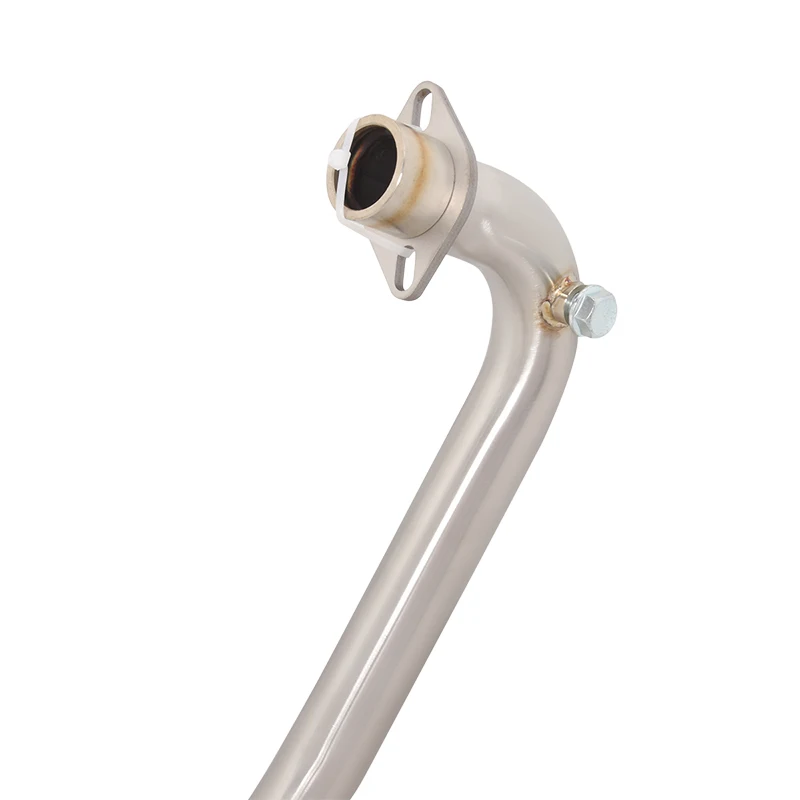 For LFFAN KPT200 19-22 KPM200 21-22 Motorcycle Exhaust Front Link Pipe Escape Link Pipe Connect Tuber Slip On 51MM Stainless - Image 4
