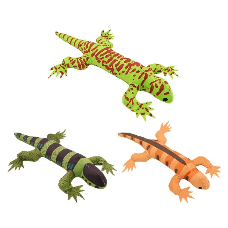

Lizard Catnip Toy 1PCS soft durable Cat Teething Toys Interactive Carton Lizard Shape Stuffed Cat Toy with Crinkle for cats