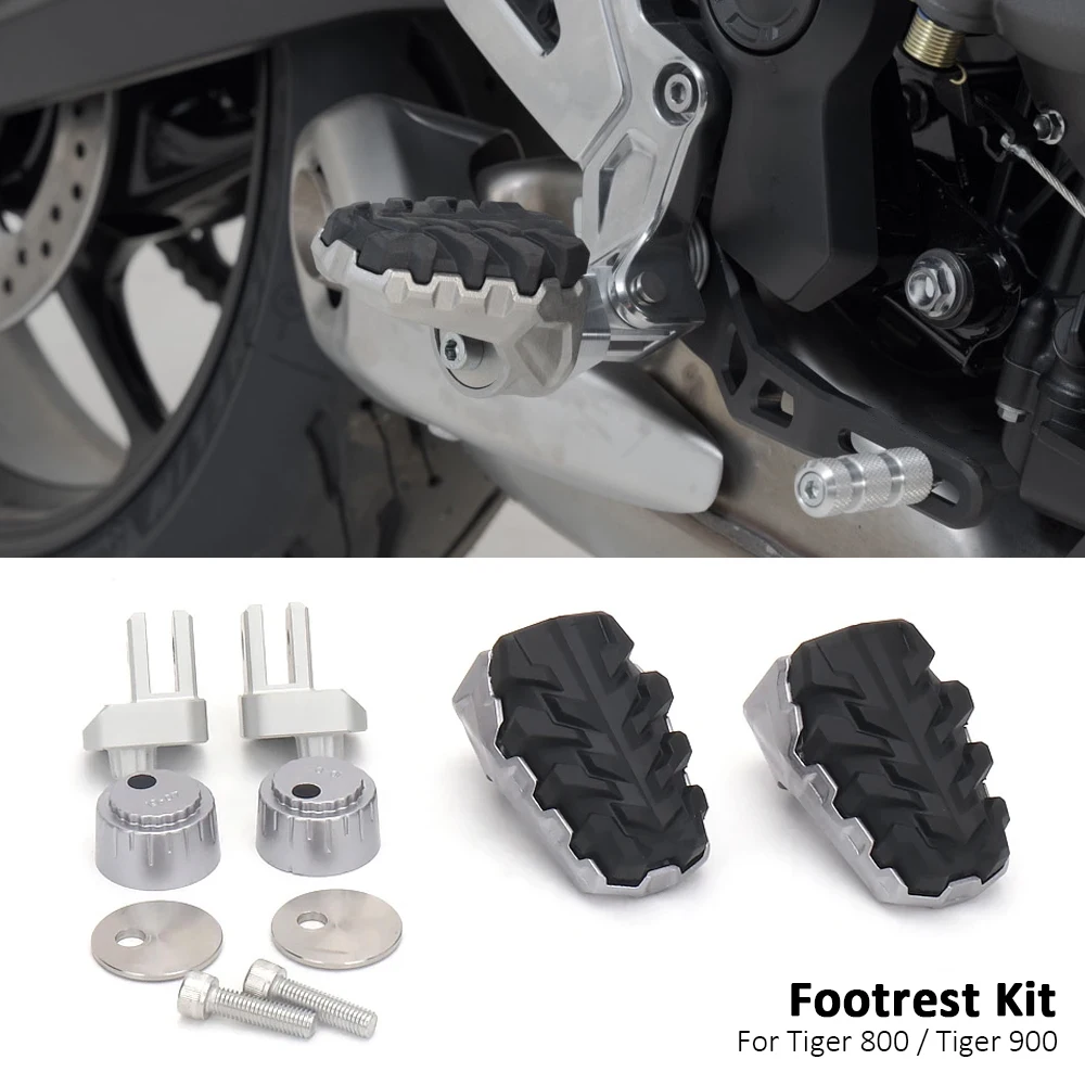 

Motorcycle Foot Pegs Pedals Footrest For Tiger 900 GT Rally Pro 2019-2024 TIGER Tiger 800 XC XCA XCX XR XRT XRX