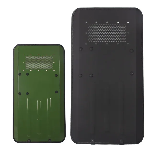 90x 50cm Metal Shield Aluminum Shield Protective Mirror Hand-Held Defense Security Rectangular Square Shield Edge Protection 1