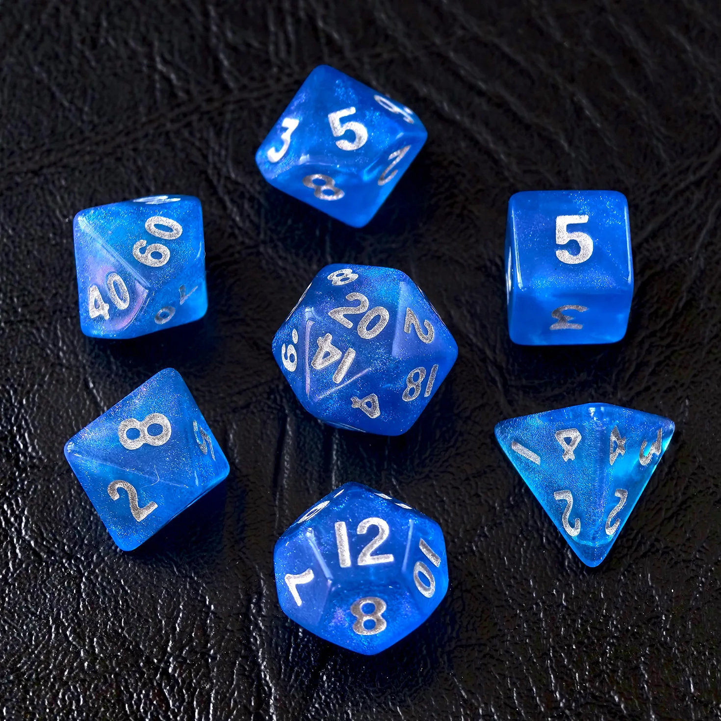 ORUZA Set di 7 dadi in metallo DND D&D, dadi poliedrici in rame rosso per dungeon e dragons RPG MTG TTRPG Pathfinder giochi di ruolo da tavolo